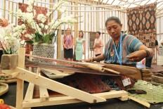 Maumere woven textiles huge draw at Indonesian Pavilion 