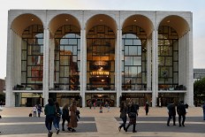 View of the Metropolitan Opera at Lincoln Center for the Performing Arts on October 5, 2018 in New York City.