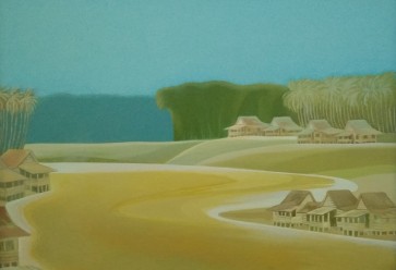 Painter Arfial presents retrospective exhibition to mark 50 years of his artisti...
