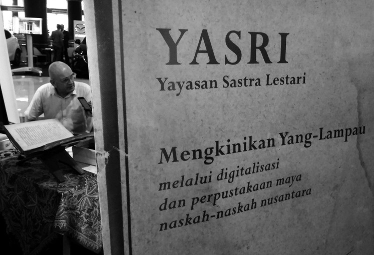 Saving Javanese ancient manuscript