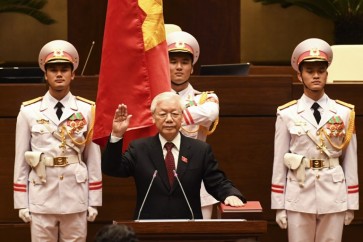 New Vietnam president sworn in after 99.8% vote