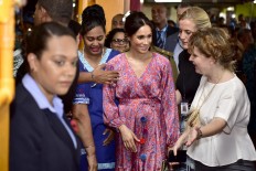 Meghan takes spotlight amid royal fever in Fiji