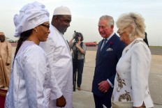 Prince Charles, Camilla start African tour in Gambia