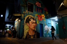 Murals become urban gallery on Surakarta's Jl. Gatot Subroto