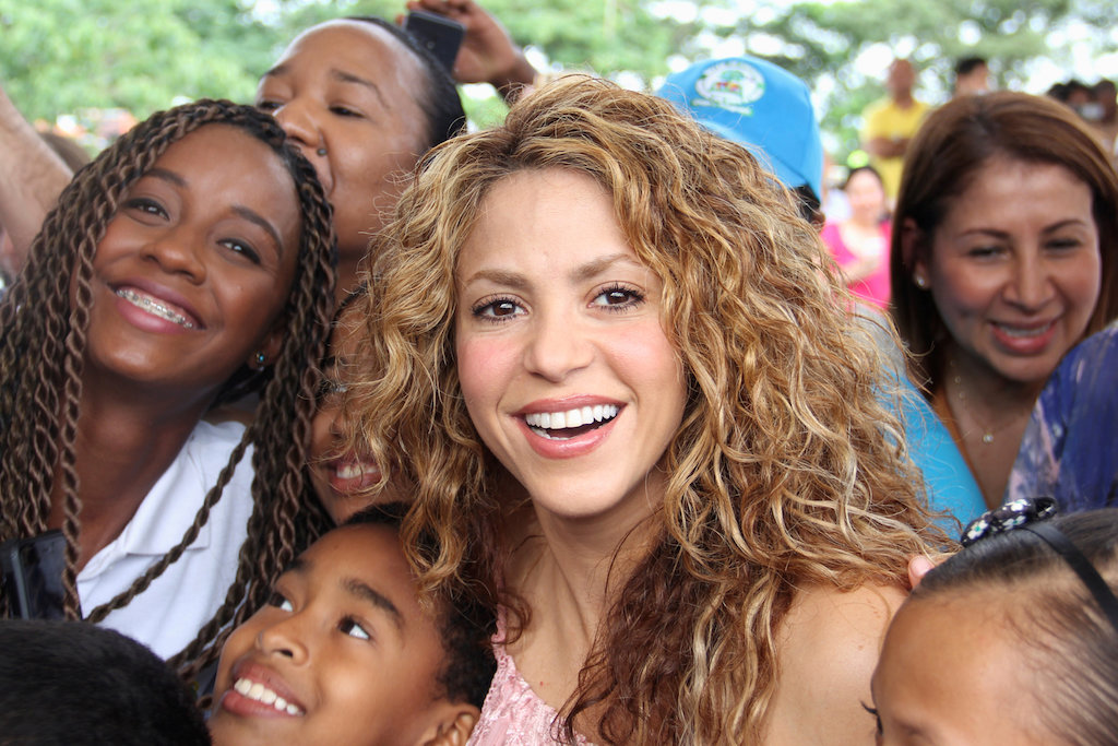 Colombia must invest in education to have peace, singer Shakira says
