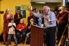 US Senator Sanders posts early Democrat win