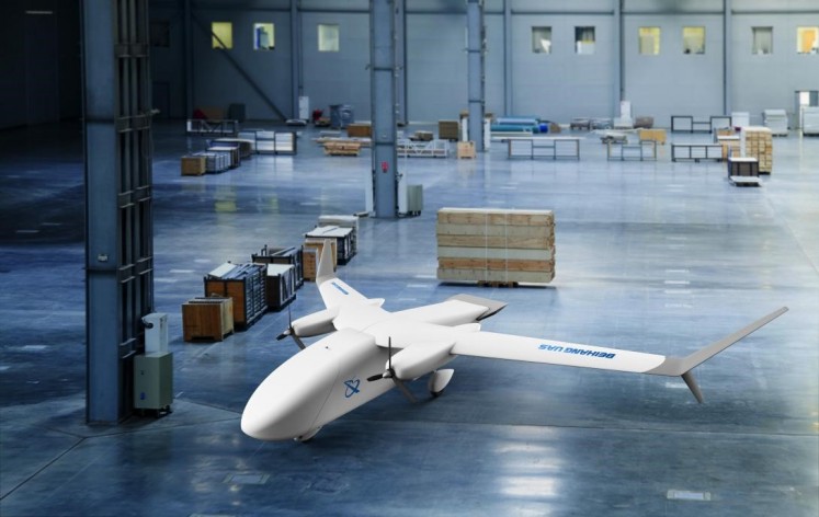 Luca, the 1200kg payload logistic UAV designed by Beihang and to serve Alibaba Cainiao.