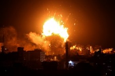 Israeli air strike destroys Hamas TV building in Gaza: AFP