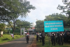 Police beef up security in Bogor mosque despite cancelled Islamic caliphate gathering