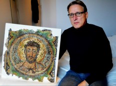 Looted St Mark mosaic returns home to Cyprus