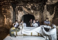 Egypt unveils ancient tomb and sarcophagi in Luxor