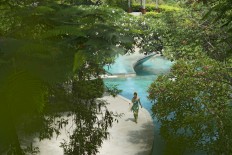 No smartphones by the River Pool: Ayana Resort Bali