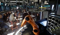 Welcome to Prague's wonderful robot saloon