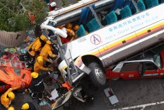 Five dead, 31 injured in Hong Kong coach crash: Police