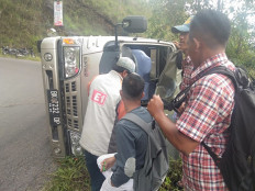 Tour bus accident in Lake Toba area injures nine Malaysians