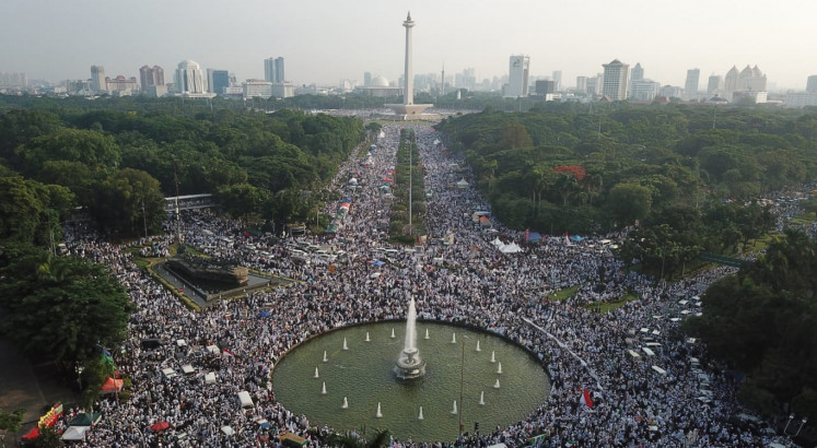 Islamist group, opposition leaders join 212 rally anniversary