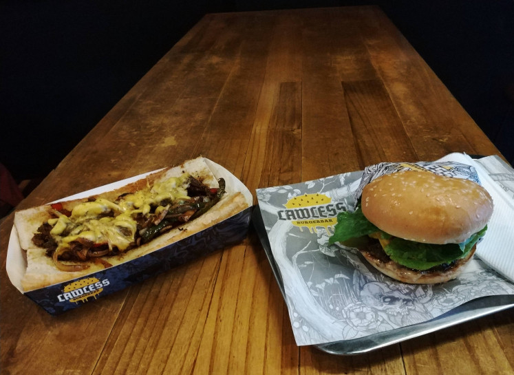 Lawless Burger Bar serves generously sized dishes.