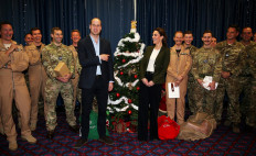 Prince William and Kate thank British troops in Cyprus