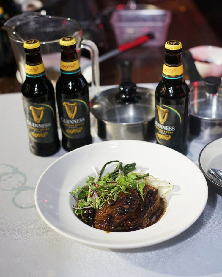 Betawi style ox tongue stew to be paired with Guinness FES.