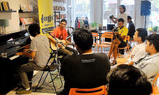 Musician Harlan Boer 'paints when hungry'