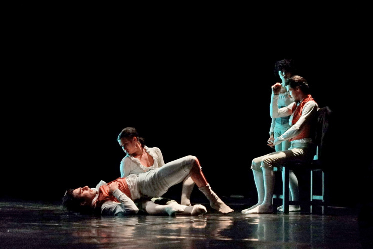 A tribute: Spellbound dancers perform the “Rossini Ouvertures”.