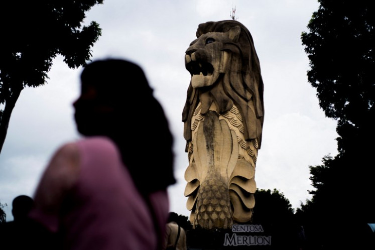 Sentosa Merlion To Be Demolished To Make Way For New Development Se Asia The Jakarta Post