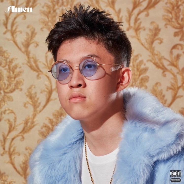 The cover art of Rich Brian Imanuel's debut album 'Amen,' released by 88Rising Music