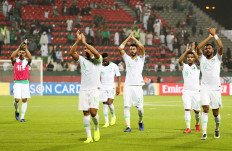 Extraordinary: Saudi Arabia’s players celebrate after beating North Korea in the 2019 AFC Asian Cup Group E soccer match at the Maktoum Bin Rashid Al-Maktoum Stadium in Dubai in this undated file photo.The Asian Champions League will resume in two regional hubs in September and October with a single match deciding the title in early December, the Asian Football Confederation said on Thursday.