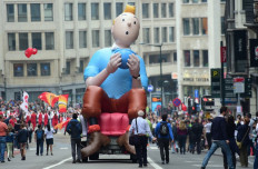 Blistering barnacles! Tintin rides again... aged 90