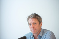 Actor Hugh Grant appeals for return of stolen script on Twitter