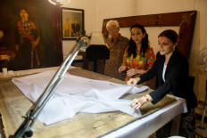 Yogyakarta Palace restores Raden Saleh paintings