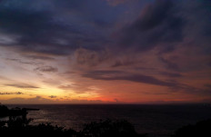A stunning sunset on the west coast of Pangandaran. JP/Arya Dipa