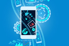 Illustration of digital economy