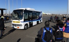 Tokyo airport tests driverless bus to shuttle visitors