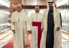Pope Francis lands in UAE for historic visit