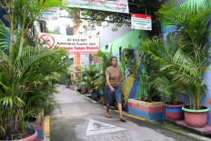 Green neighborhood: Community unit 01 in Sunter Jaya, Tanjung Priok, North Jakarta, is one of the 83 neighborhoods in the capital that have been recognized by the Environment and Forestry Ministry’s climate-friendly neighborhood program for their commitment to mitigating the effects of greenhouse gas emissions.