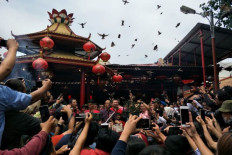 Road closure prepared in Jakarta's Chinatown for Cap Go Meh celebration