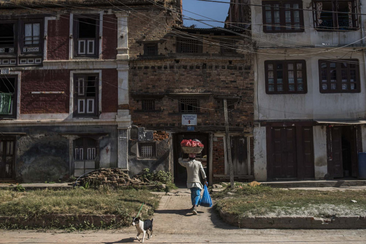 Strolling through Kathmandu