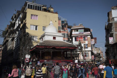 An intersection in Kathmandu. JP/Rosa Panggabean