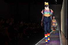 Benetton's new French flair colors debut in Milan