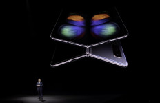 Samsung launches folding smartphone, first 5G handset