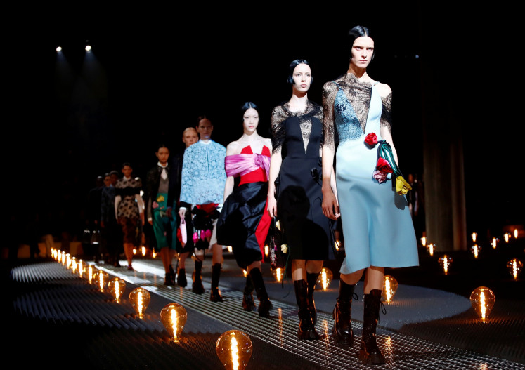 Prada contrasts two sides of romance at Milan Fashion Week - Lifestyle -  The Jakarta Post