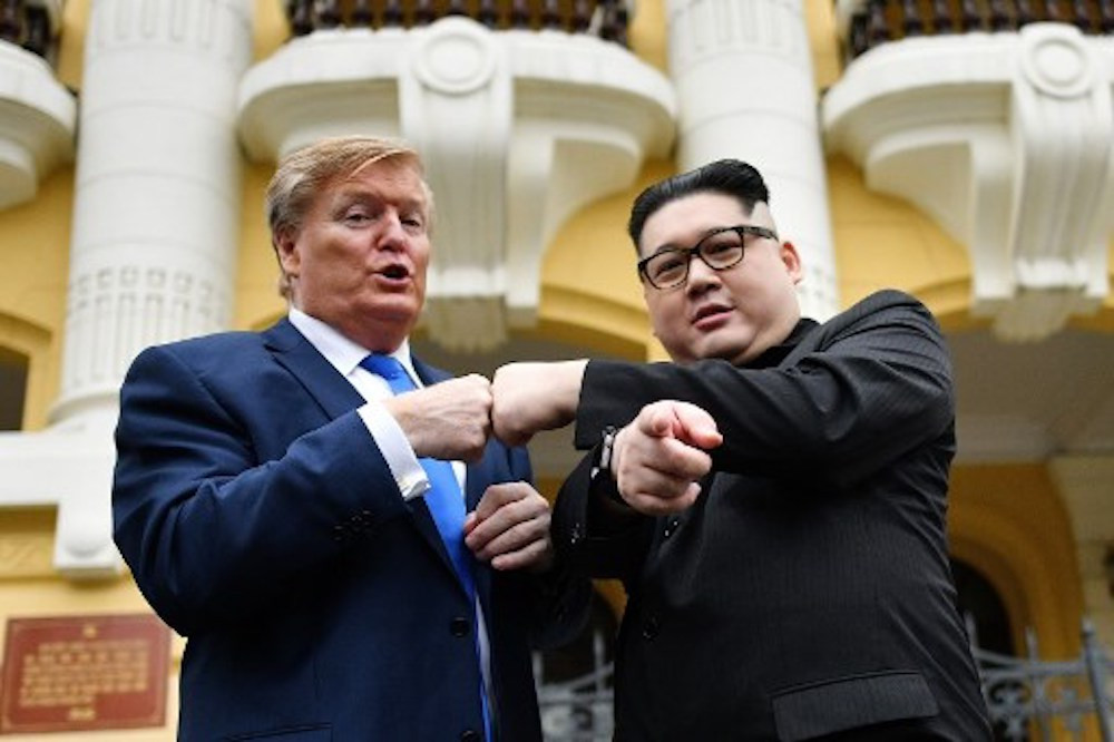 Donald Trump Kim Jong Un Impersonators Held For Questioning By Hanoi Police People The Jakarta Post