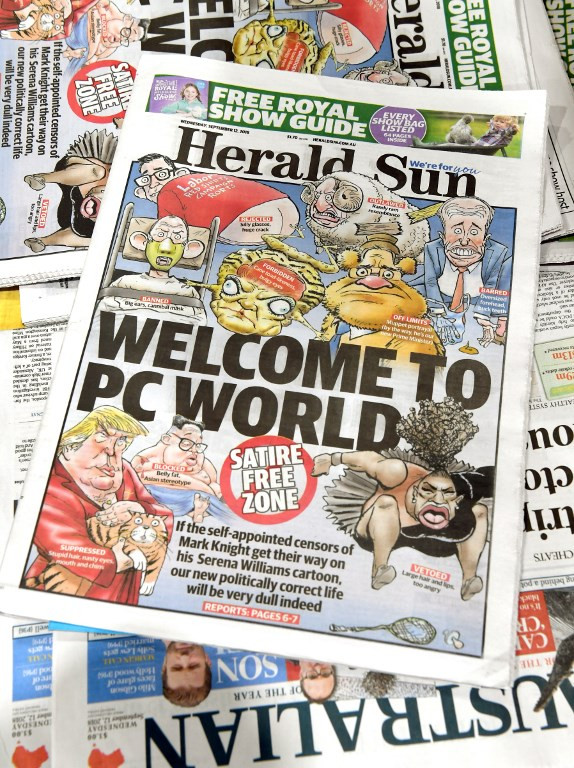 Racist' Serena Williams cartoon given Australian all-clear - World - The  Jakarta Post