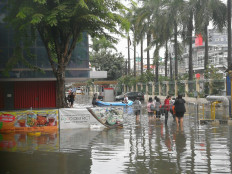Heavy rainfall to continue in Greater Jakarta until Thursday