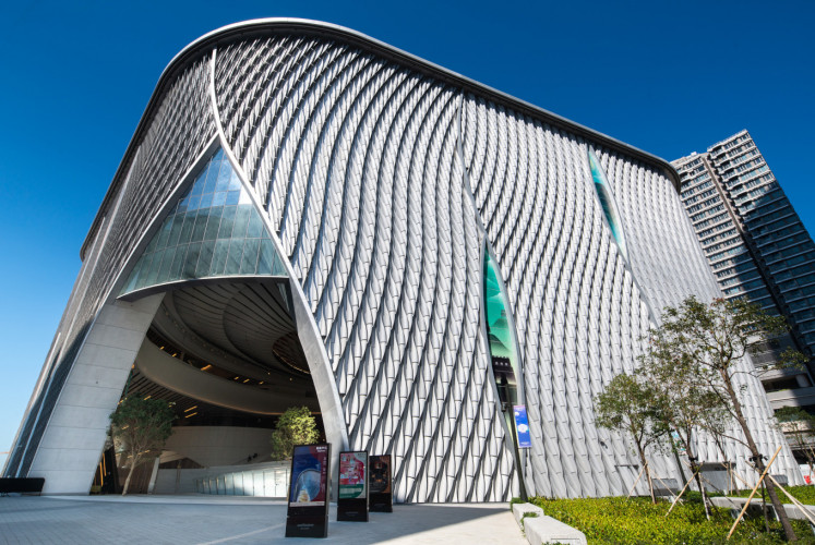 Opened in January, the Xiqu Center is a unique building that merges modern and traditional elements.