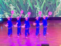 Taiwanese acrobatic troupe performs in Jakarta 