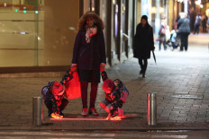 Tel Aviv tries out new crosswalk lights for cellular addicts