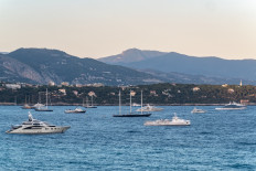 Super yachts take in their last winter rays in the Caribbean