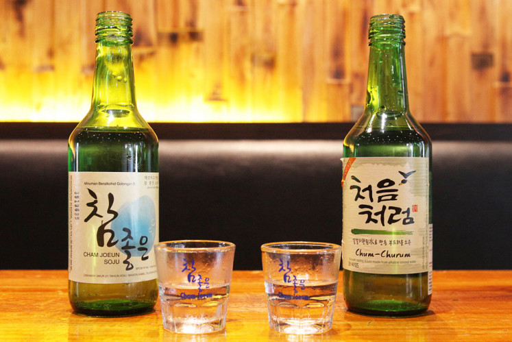 South Koreans drink an average of about 12 shots of soju each week, media say, citing industry figures.